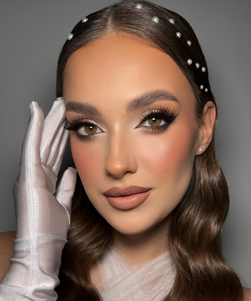 Makijaż Wedding glamour foxy eye